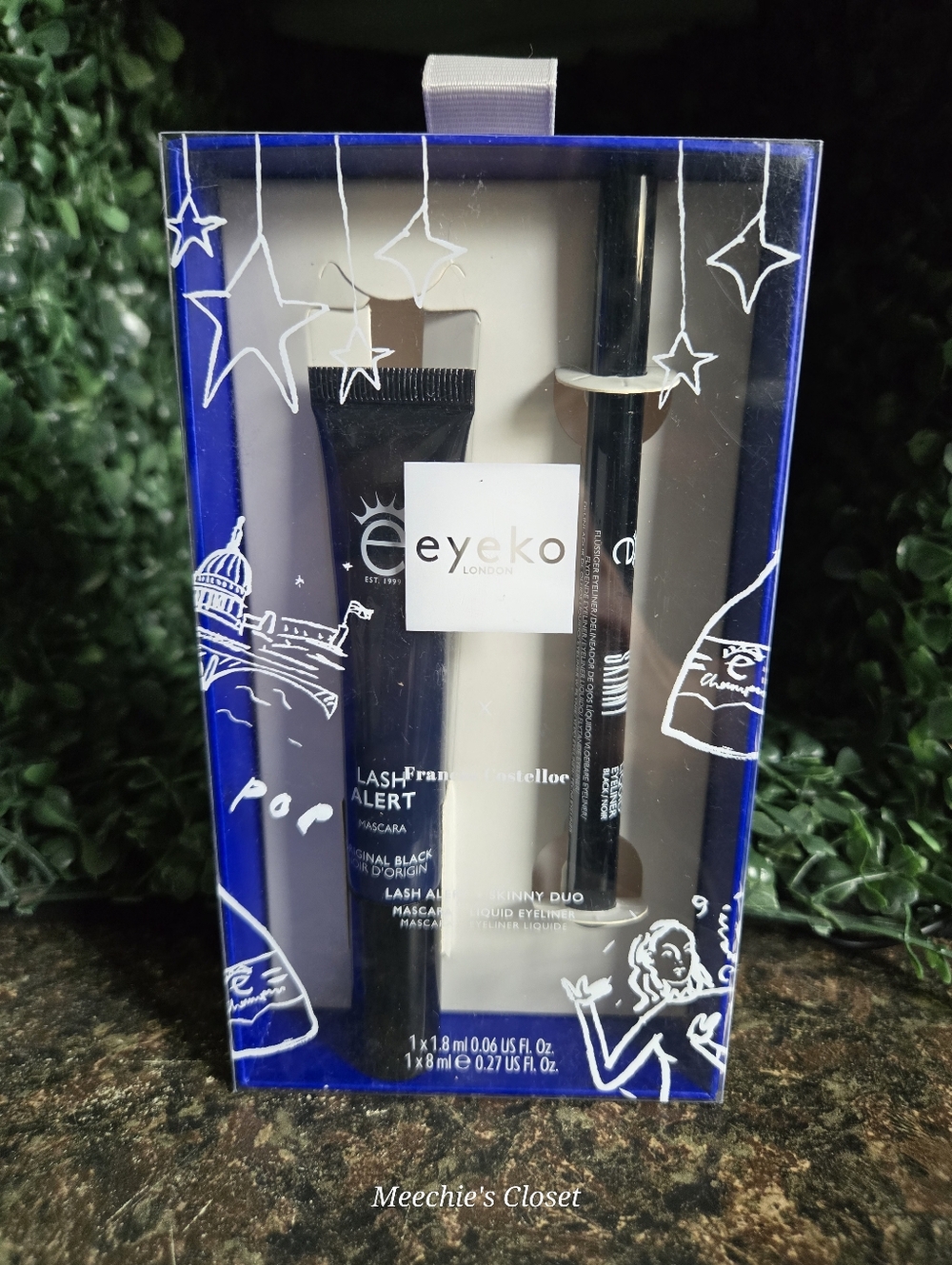 Eyeko London Lash Alert Mascara & Skinny Liquid Eyeliner Duo Set NIB